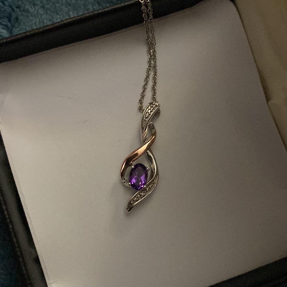 Amethyst necklace